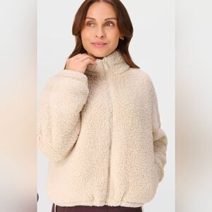 Women's Cozy Cream Teddy Jacket